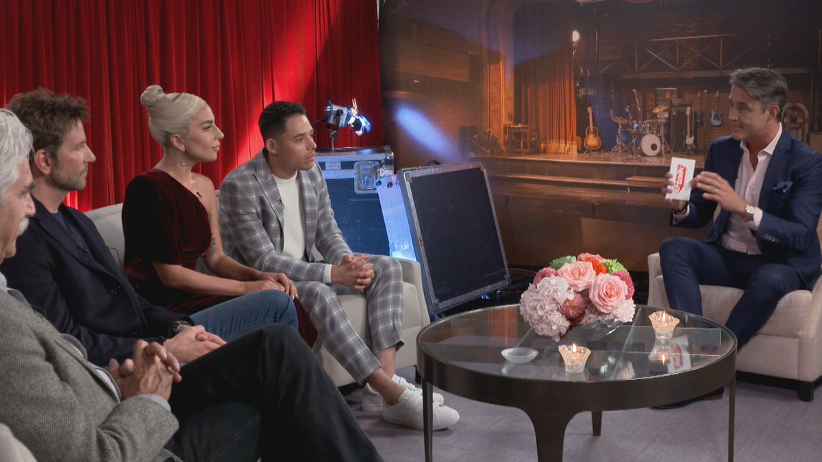 CTV_PR's tweet photo. .@BenMulroney and @DanielleGraham sat down with #BradleyCooper, @ladygaga, Sam Elliot and @ARamosofficial for #AStarIsBorn. Here is how the Canadian exclusive came to life! The ETALK PRESENTS - A STAR IS BORN special airs tomorrow at 7 p.m ET on @CTV . https://t.co/RmBNCZhSmz https://t.co/KLNu5NiTPA