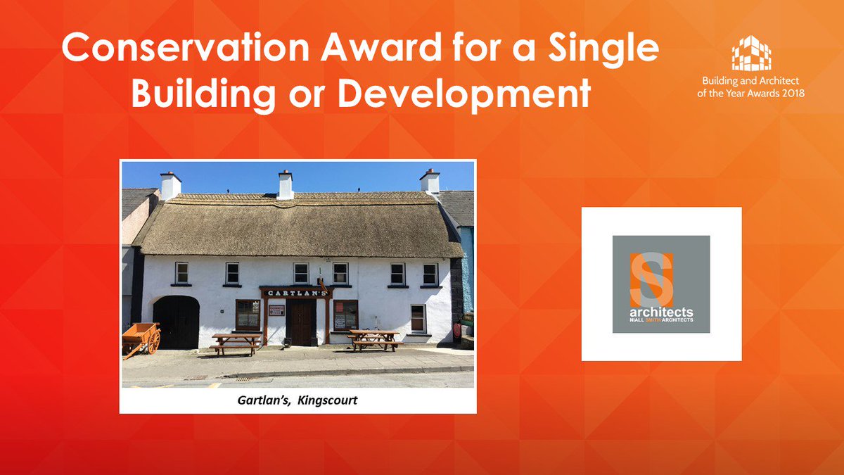 BuildingAwardIE's tweet photo. Congratulations to Gartlan’s, Kingscourt, submitted by @niallsmitharch, on winning Conservation Award for a Single Building or Development! #BuildingoftheYearIE https://t.co/UCiXjUWYGA