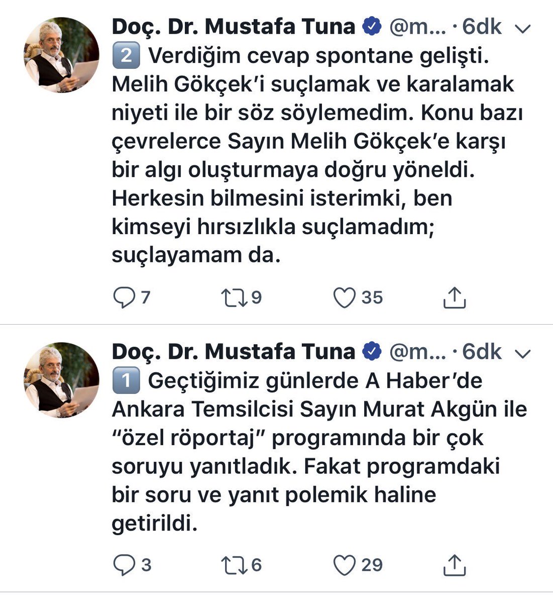 06melihgokcek's tweet photo. İNSANIN HATASINI ANLAMASI, YANLIŞINI İTİRAF ETMESİ FAZİLETTİR...
YAPTIĞIN AÇIKLAMA İÇİN TEŞEKKÜRLER MUSTAFA... https://t.co/P3cg7OvV1j