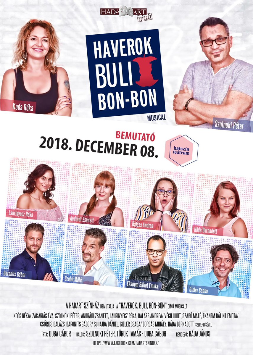 Zsakika's tweet photo. #newproject #haverokbulibonbon #musical #theatre #zoé #andrádizsanett #zsaki #hadartszinhaz #december8 #szolnokipeti #hungarianactress #újbemutató https://t.co/pQiD1RZ1F1