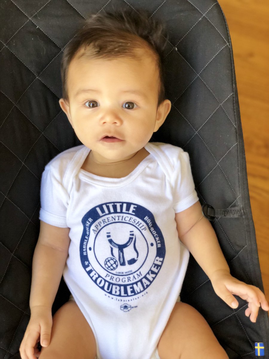 eidlin's tweet image. Ready for picket duty! @labornotes #labornotes #strikebaby #troublemakersunion #evachaton