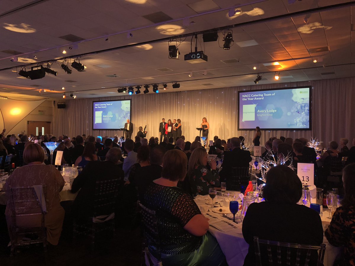 NACCCaterCare's tweet photo. The winner of Catering Team of the Year Award 2018 is Avery Lodge, Brighterkind! Congratulations! #NACC2018 #NACCTDF https://t.co/dE6RBNVzNI