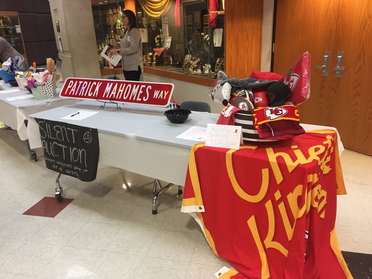 NorthBroncoVB's tweet photo. We're set up and ready to go for our St. Jude's gameday!! Come out and support your volleyball and a good cause! Super awesome raffle too! #TeamUpForStJudes https://t.co/EU1A0Z2CcJ