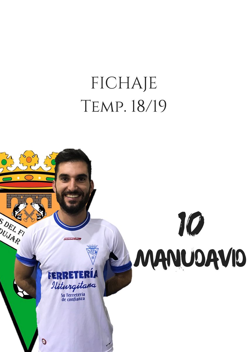 AMIGOSFS1's tweet photo. PRESENTACION JUGADORES SENIOR.

@Manudavid10 , hombre de la casa. Vuelve con su rapidez y su electricidad a fundarse la equipacion del Amigos Fútbol Sala.

Le deseamos muchos triunfos y sobretodo que nos lleve a lo más alto de la clasificacion.

Mucha suerte @Manudavid10 💪🏽💪🏽 https://t.co/Ku5ucr0xnw