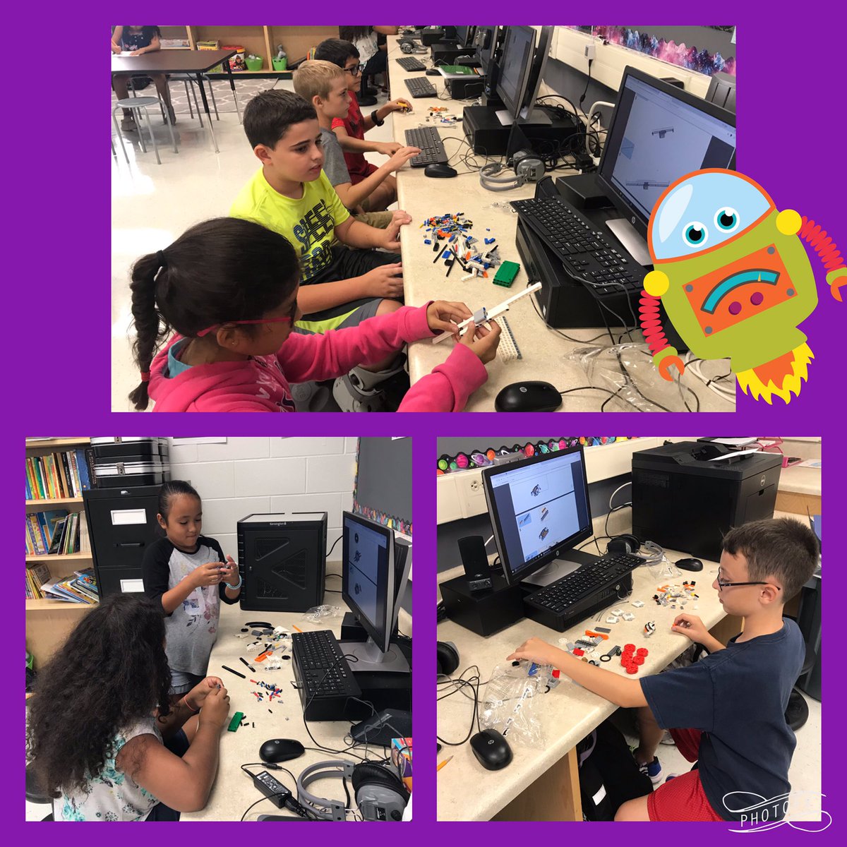 MrsAbingColeGT's tweet image. Productive Lego Robotics team meeting @NISDCole @DawnZamora11 Ss worked together to conquer the “space walk” &amp;amp; began building challenge sets #NISDRobotics #TheColeWay