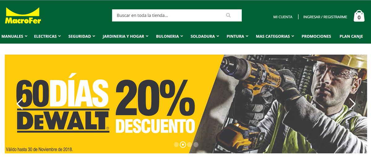 Felicitaciones <a href="/macrofer/">Macrofer</a> por la nueva tienda onLine de eCommerce con ROLLPIX iShop macrofer.com.ar integrada con Zeus de <a href="/GrupoInfosis/">Infosis</a>