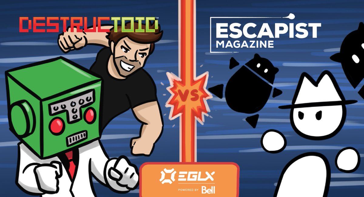 EGLXofficial's tweet photo. .@Destructoid vs @EscapistMag: Dungeons & Dragons Duel of Dooooom
Refereed by @SexTRex, Yahtzee Croshaw & Lyle Rath will squash their rivalry (and lose an eye) in this irony-chock face-off.
Saturday, Oct. 27, 3pm, Bell Main Stage 😈
#EGLX Tickets @ https://t.co/fBTbO1jK7v https://t.co/ljZjW1dY8N