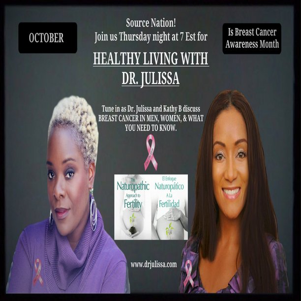 SRNetwork_'s tweet image. facebook.com/healthylivingw… 

Source Nation! 2nite 7 Est @drjulissa @Kathylynn1971 @srnetwork_ @srnlivetv #BreastCancerAwarenessMonth #BreastCancerInMenWomen #WhatYouNeedToKnow #CancerSucks #PreventativeMeasures @kimberlymmclemore @dhylles     RT