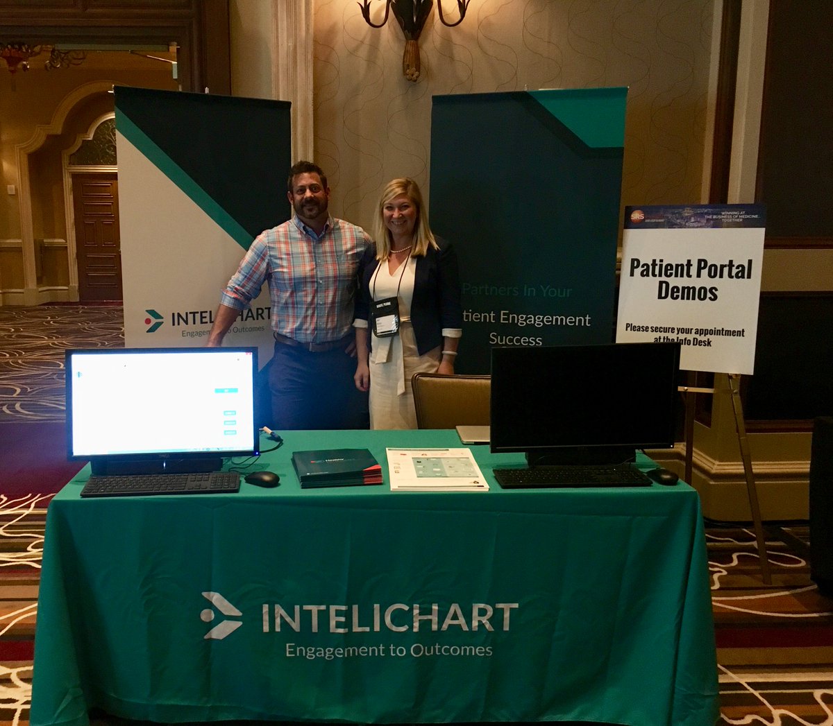 InteliChart's tweet photo. We're having a great time hanging out with our awesome partner @SRSHealth at the #SRSUSERSUMMIT. https://t.co/P4hxpIbFC7