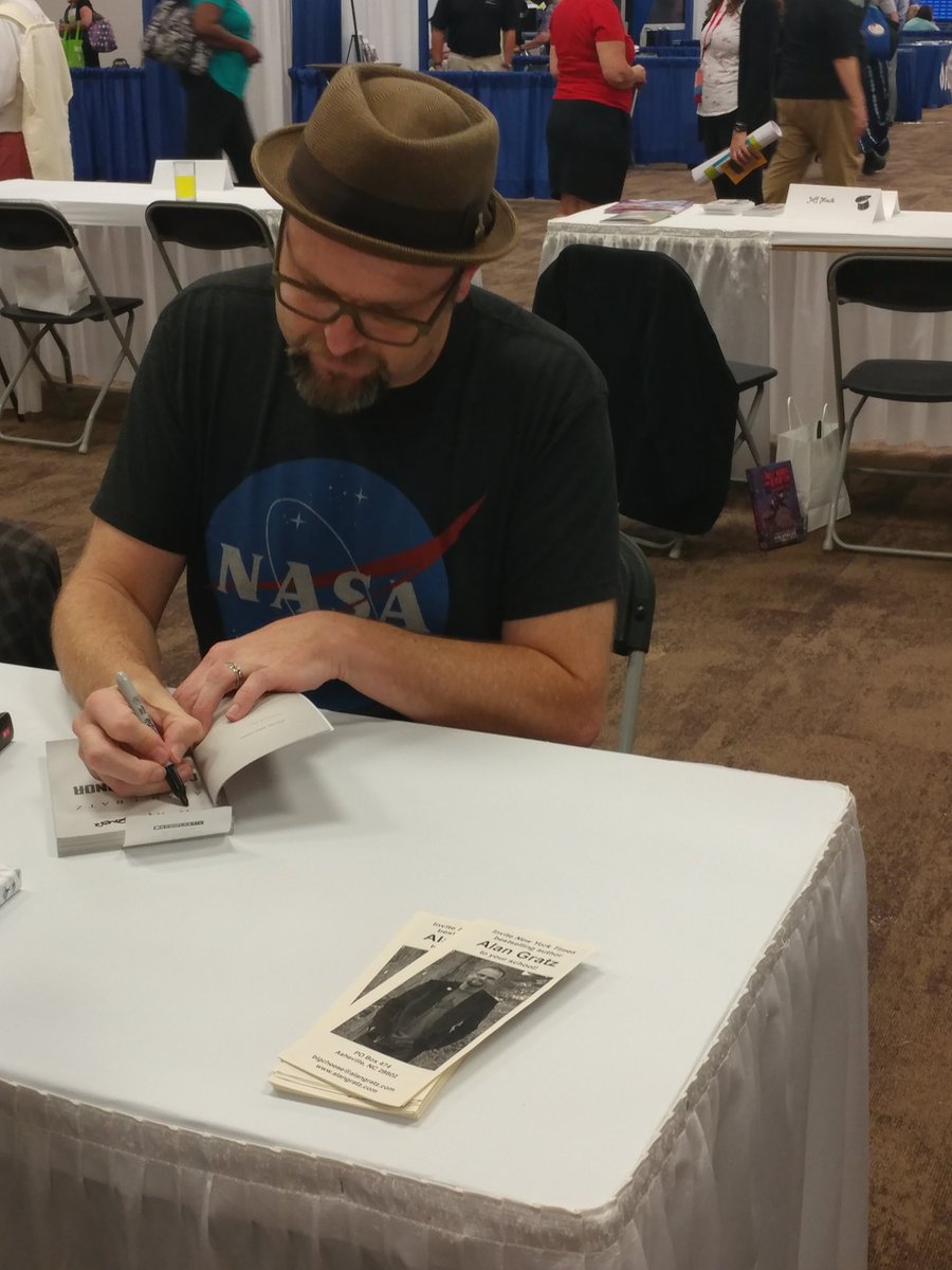 ClemmonsMSLibrary (@cms_library) on Twitter photo Just met New York Times best-selling author, <a href="/AlanGratz/">Alan Gratz</a>, and had my copy of his newest book, Grenade, signed @#NCSLMA18. Just met New York Times best-selling author, <a href="/AlanGratz/">Alan Gratz</a>, and had my copy of his newest book, Grenade, signed @#NCSLMA18.