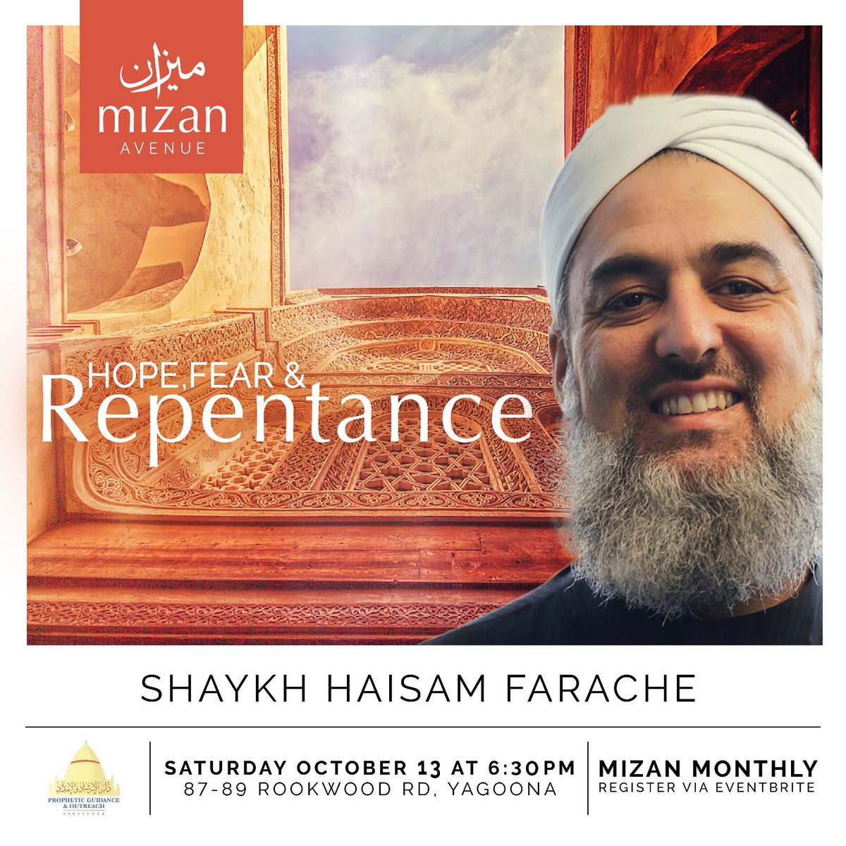 Jumuah mubarakah! We're excited to announce our local Lawyer Shaykh - who has a love for surfing and studied in Tarim 🏄 - will be presenting at October's Mīzān Monthly. mizan-october.eventbrite.com.au #mizan #deen #repentance #fearandhope #Allah