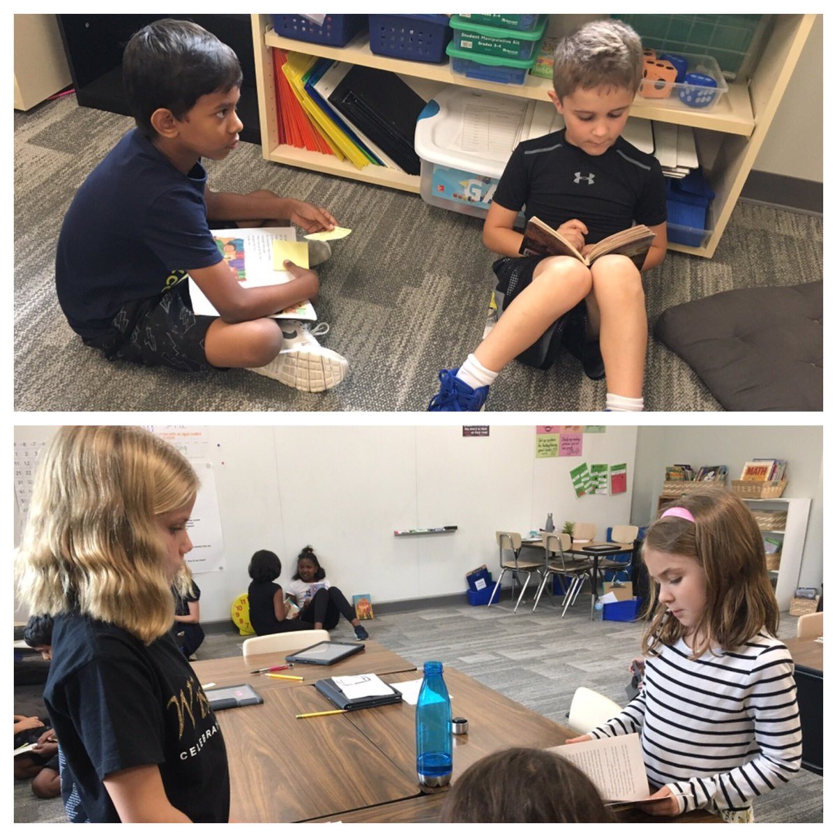 MrsSarkovics's tweet photo. Sharing connections with our reading partners.@NBEbulldogs https://t.co/myTGJdtAXt
