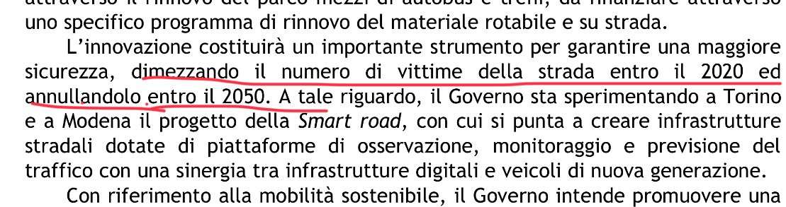 Chicche dal #def. Zero morti sulle strade nel 2050.