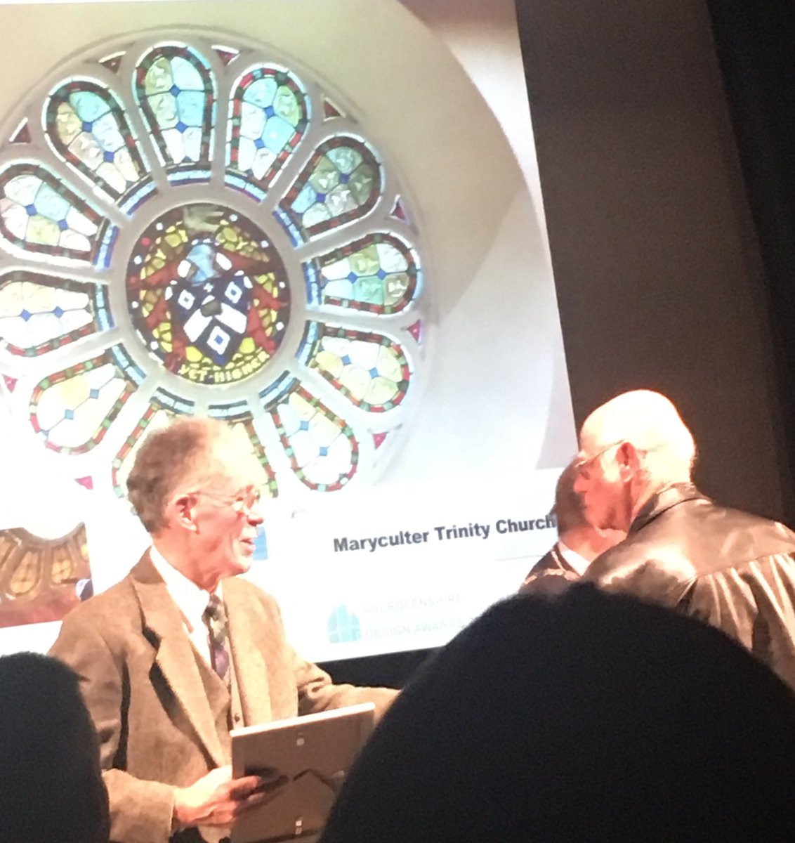 Very proud of my ward on North Kincardine in the <a href="/Aberdeenshire/">Aberdeenshire Council</a> Architectural &amp; Landscape Design Awards 2018 tonight: the new town of Chapelton, Maryculter Trinity Church and the Tin Coo <a href="/DevenickDairy/">The Tin Coo</a> all recognised for creativity and design