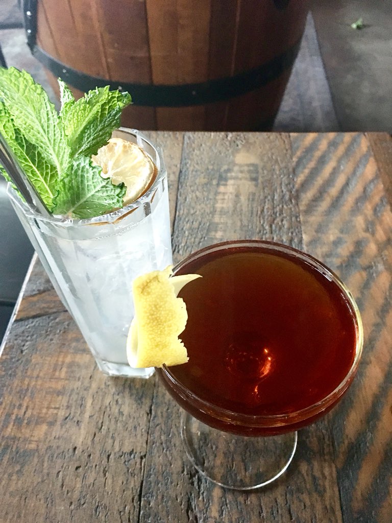 tyshiatorres's tweet photo. Autumn is in the air...that means pumpkins, sweaters &amp; most importantly cocktails!! Sippin on a Strong &amp; Silent &amp; @MikeLuistro couldn’t resist The Fishtown Getdown https://t.co/GHyhaaco5O