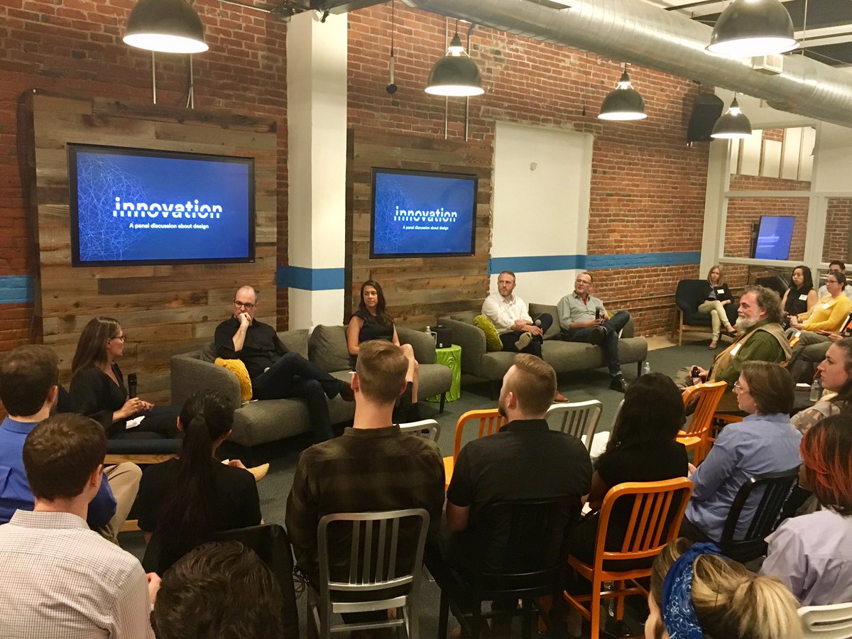 HeroDigitalHQ's tweet image. “Innovation is about reimagining the familiar. If you want people to engage with what you’re creating, it needs to resonate and have a connection.” - Robert Fisher of Hero #designphilly #designpurpose