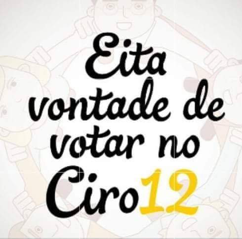 thamilin's tweet photo. Tá com vontade de dar uma votada no Ciro? Então vem pro #TsunamiCIRO!

Vem que ainda dá tempo de escolher o lado do amor e da razão! https://t.co/gVS35fzicS