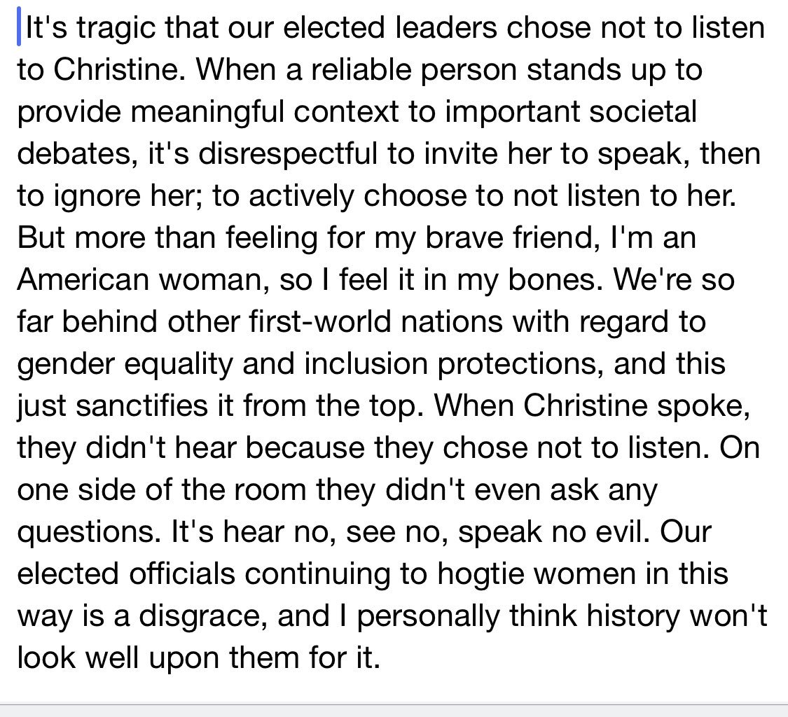 maggieNYT's tweet photo. Rebecca White, Dr. Ford’s friend who gave sworn statement to SJC that Ford told her about the Kavanaugh incident last year, sends a statement about the hearing: https://t.co/XLuDoXFPff