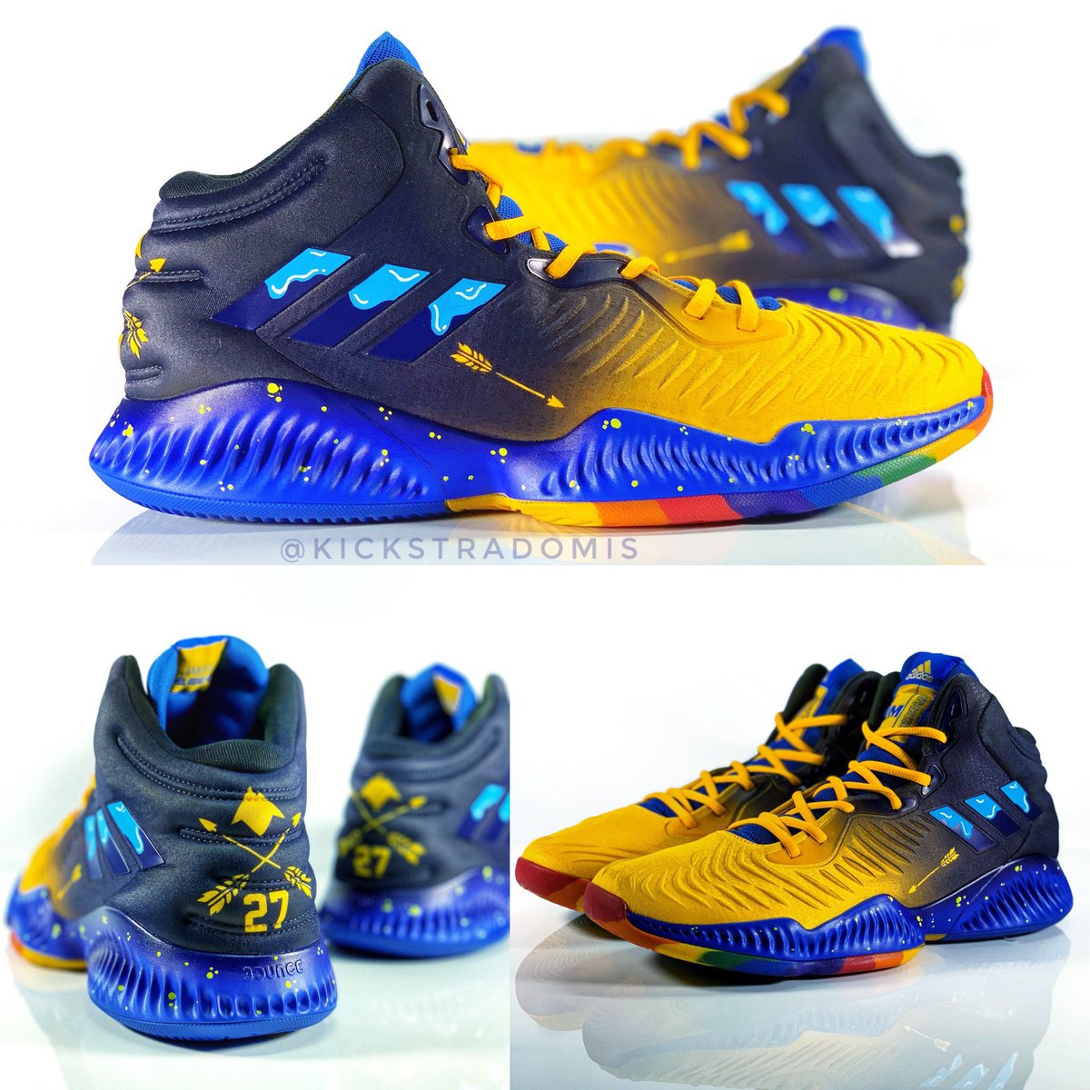 jamal murray yellow shoes