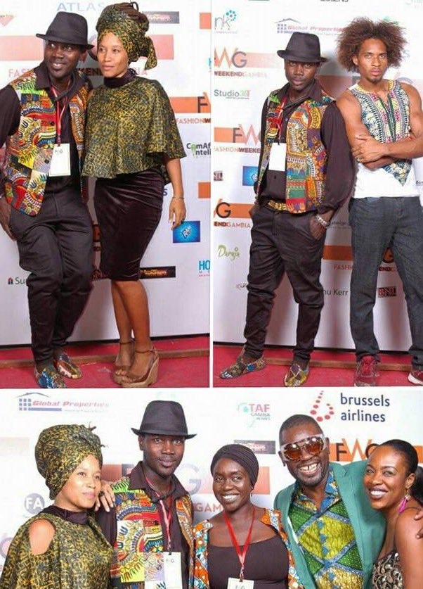 FashionWGambia's tweet photo. #tbt a throwback to #fwg2016 @CocoOceanGambia with ziza, Alfa Romeo, samson soboye and of course, the 3 amigos https://t.co/fvPnqhgt7U