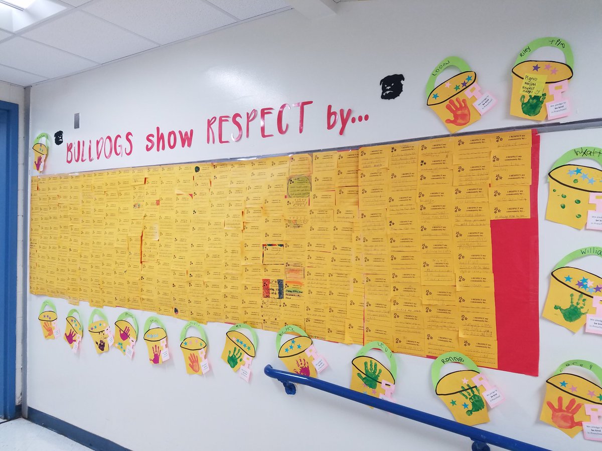 Bulldogs show Respect.  Great job by all CPS Staff and Students.  #2018Weekof Respect,#CharacterEducation,<a href="/CPSCEA/">CPS CEA NJ</a> ,<a href="/Amy_L_Brenner/">Amy Brenner, Ed.D.</a>