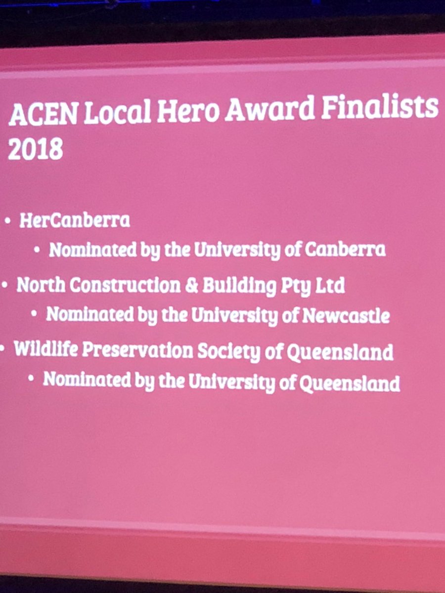 nicholasklomp (@nicholasklomp) on Twitter photo Congratulations to <a href="/UniCanberra/">University of Canberra</a> and <a href="/HerCanberra/">HerCanberra</a> for making the finals of the 2018 ACEN Awards. Great example of how industry and UC work together in Work Integrated Learning. #WeAreUC Congratulations to <a href="/UniCanberra/">University of Canberra</a> and <a href="/HerCanberra/">HerCanberra</a> for making the finals of the 2018 ACEN Awards. Great example of how industry and UC work together in Work Integrated Learning. #WeAreUC