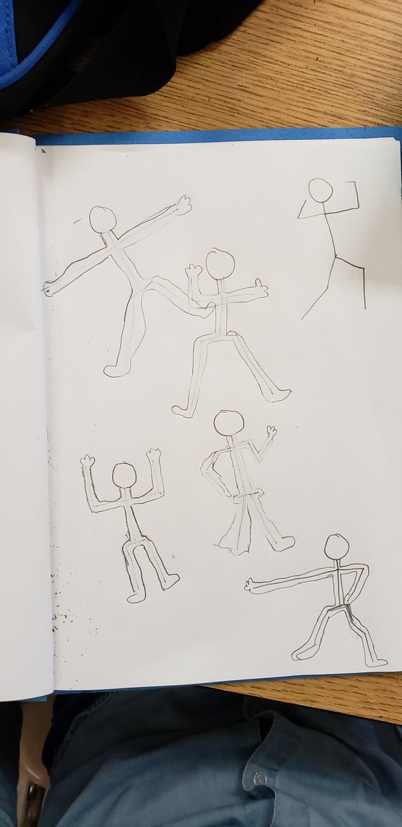 6th grade artists learning about figure drawing, observational drawing and line! Inspired by the art of Keith Haring!