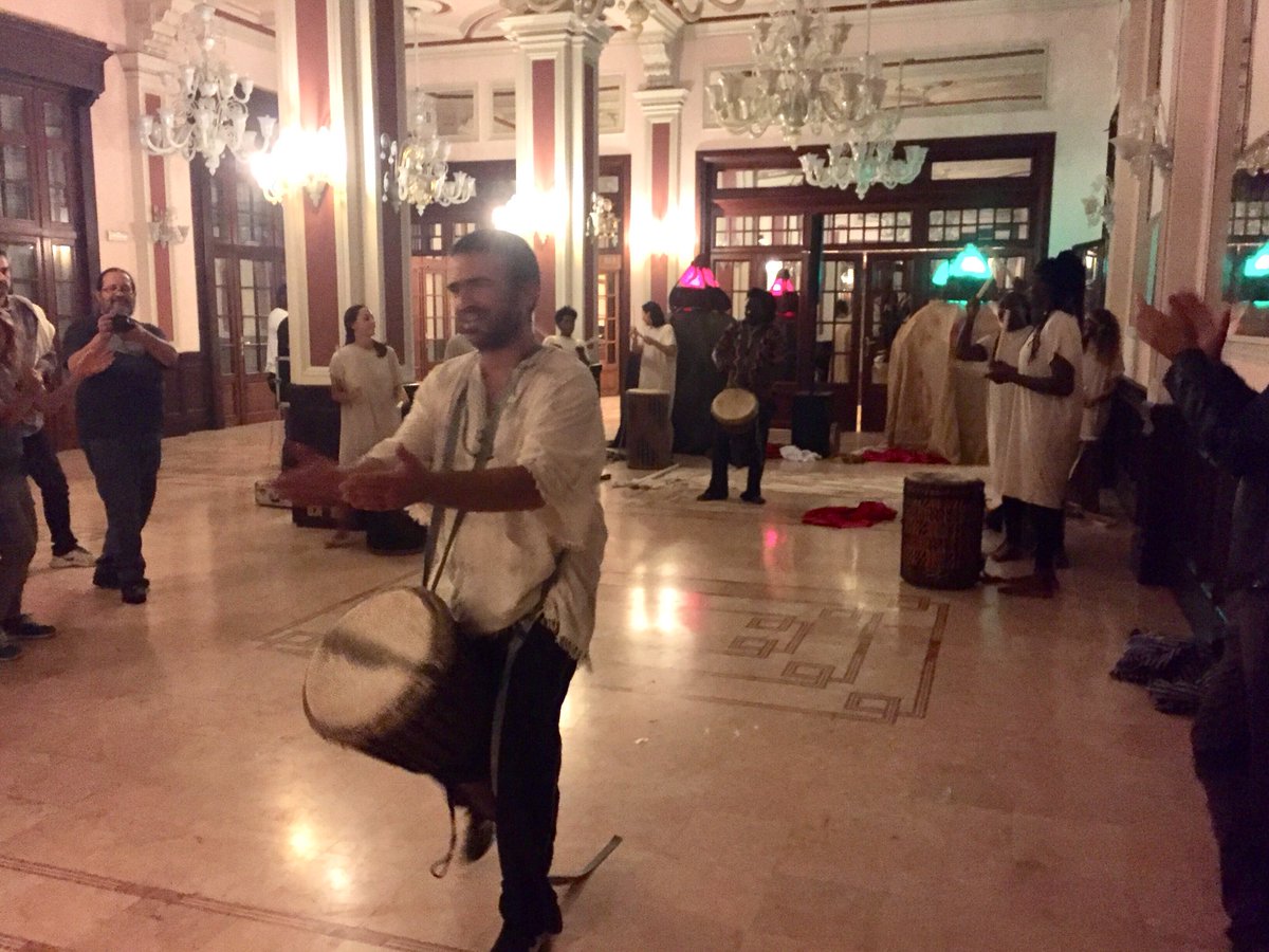 Africa meets Europe, Sicily meets Wales <a href="/SabirFest/">SabirFest</a> with <a href="/yomadene/">Eric ngalle charles</a> Shura and Carlo. The first performance in #Reggio.
