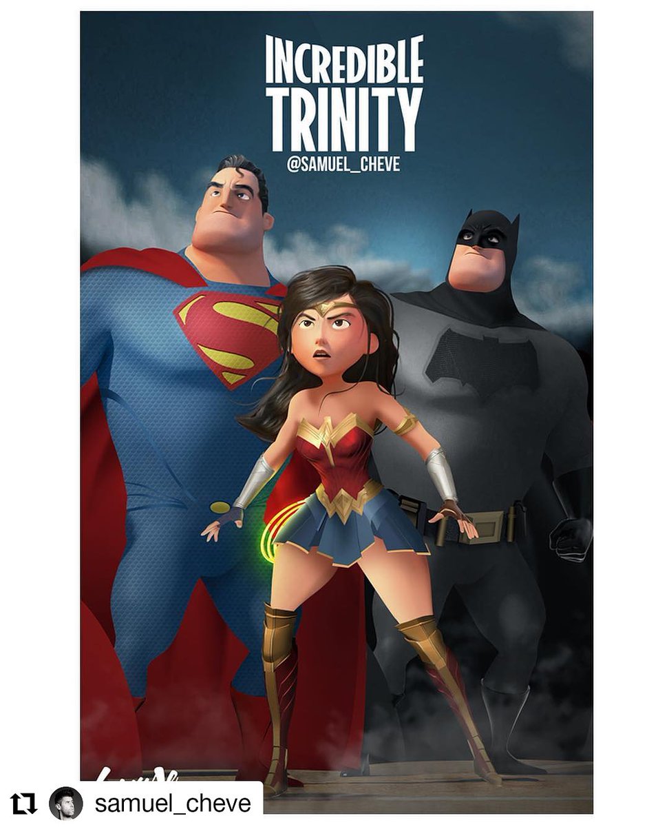 super_herotoys's tweet photo. Really cool Incredible Trinity!
Picture credit @samuel_cheve
#theincredibles #elasticgirl #mrincredible #batman #superman #wonderwoman #awesome #crazyimagination
#instart #superheroes #fanart #loveit #soocool #justiceleague #disney #pixar #animatedheroes #lovecreativity https://t.co/UCJ2Udtdzk