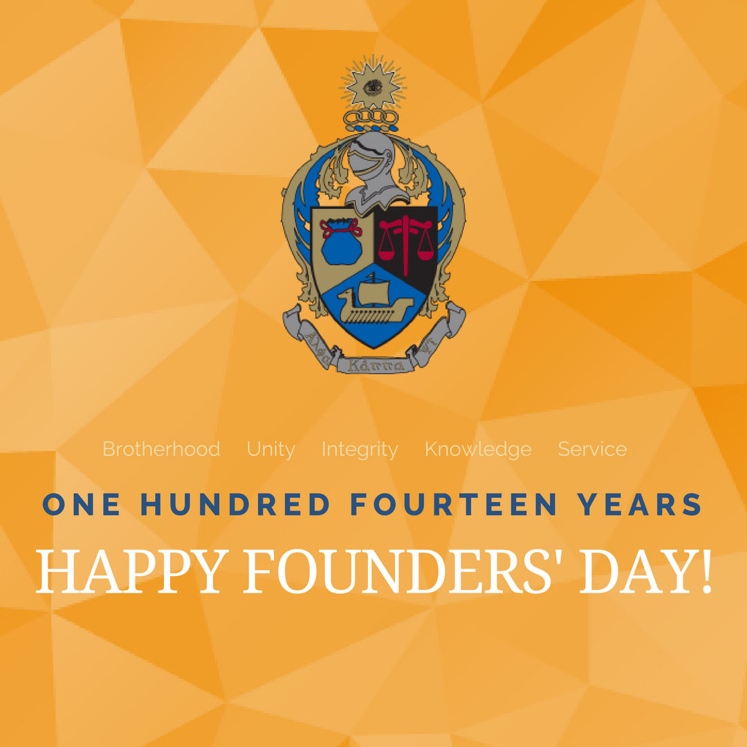 akpsi1904's tweet photo. Happy Founders' Day Brothers! Here's to 114 years of Principled Business Leadership. Tag a brother who introduced you to Alpha Kappa Psi! https://t.co/Gg0WjcRHil