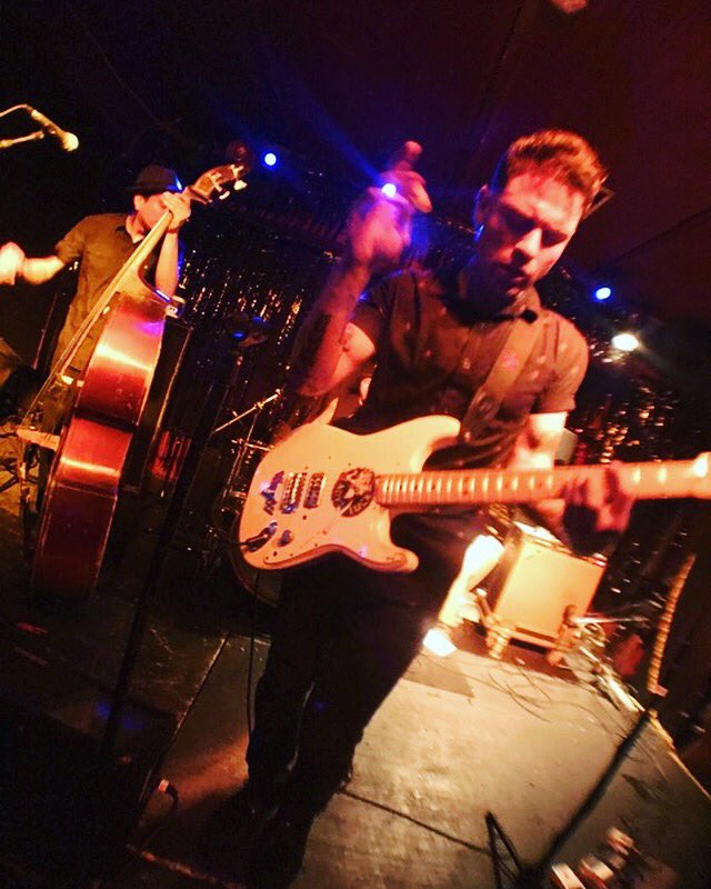 Rad shot from the very last show at Spike's bar. So many great times with great friends. ⚡️
. . .
#thehenchmen #psychobilly #rocknroll