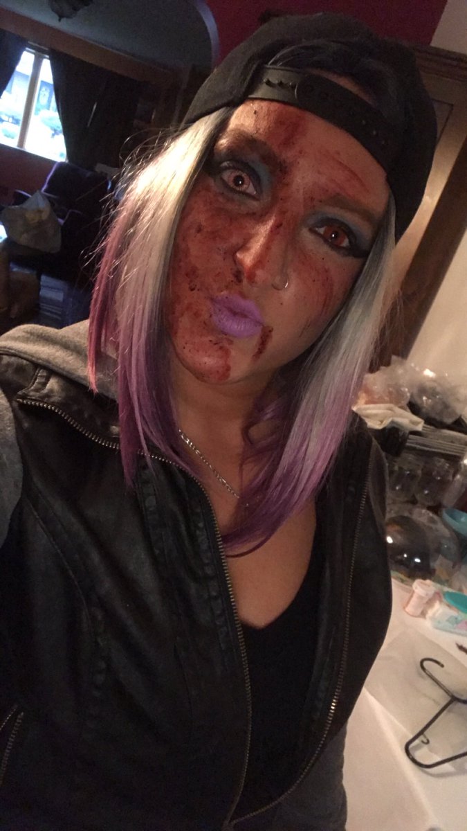 #Halloween #halloweenmakeup #blood #gore