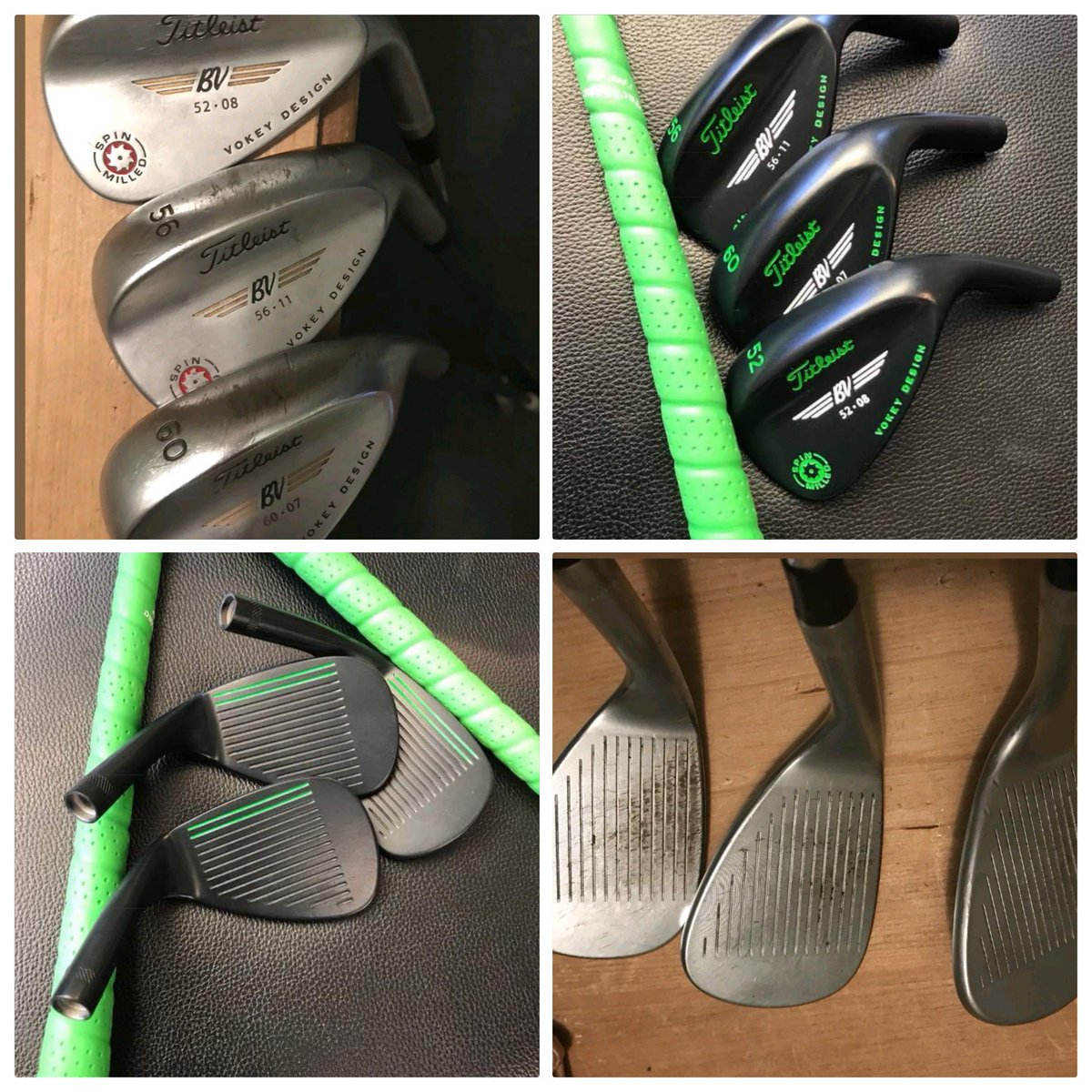allencollinson's tweet photo. Pimp my wedges #yesplease #thinbullet #ihaventhavei @4golfonline @CoachLockey @YGTRory https://t.co/NjCD7CTryy