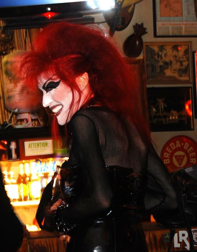 GothHausLA's tweet photo. A very special Happy birthday to Sherry Chanteuse of @kommunityfk and Texylvania! Sending you bat-wishes and eyeliner that could πͺ #sherrychanteuse #kommunityfk #texylvania #deathrock #gothqueen #cadr #gothgoth #gothgirl #vampirefreakslosangeles https://t.co/HhFF9QucUB