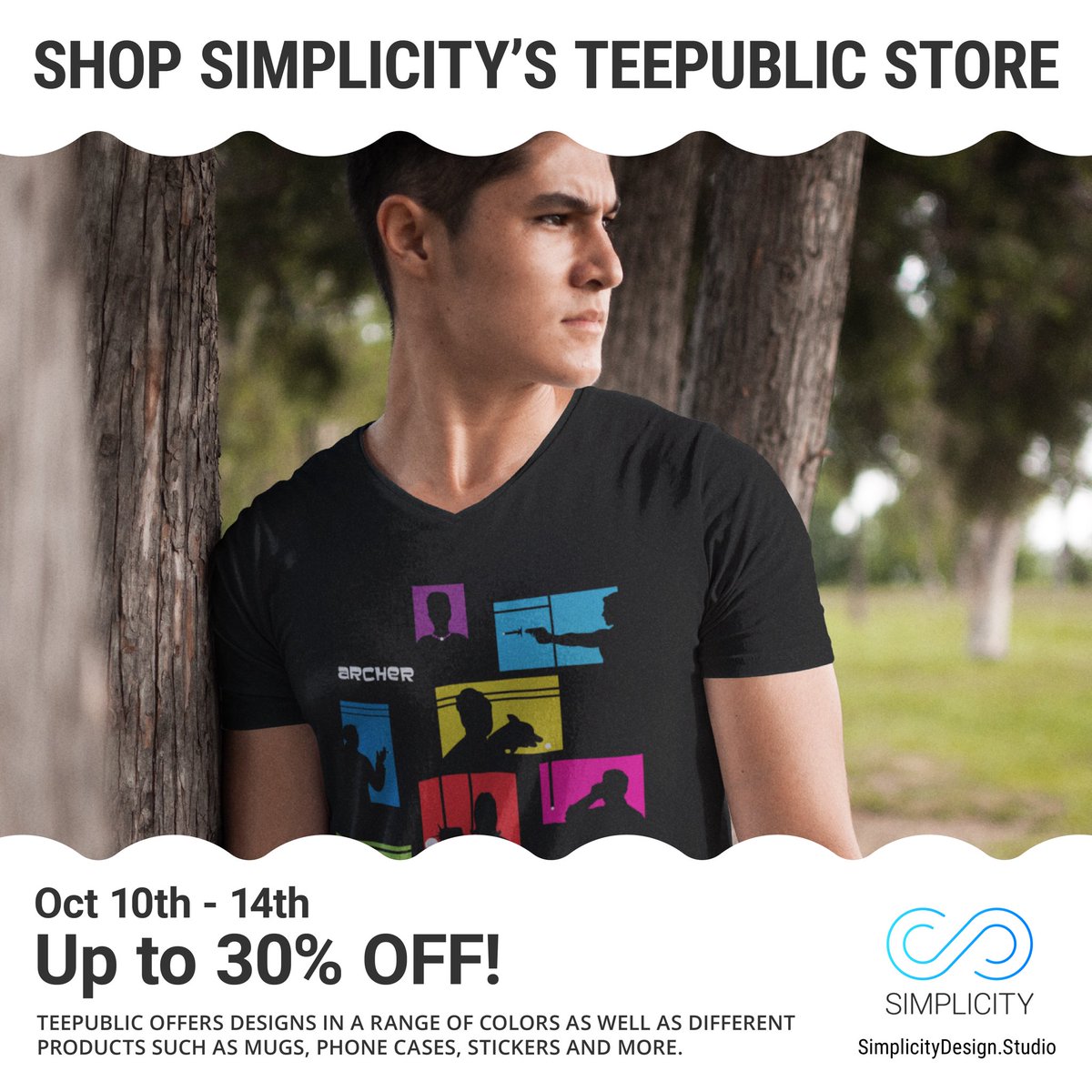 Universe2Design's tweet photo. Just a reminder the monthly TeePublic sale is coming up Oct. 10-14. Mark your calendars! Support Artist!

#simplicity #design #tshirtdesign #tshirts #merch #designer #seattle #graphicdesign #graphicdesigner #teepublic #simplicitydesign #sale https://t.co/TnYjUk1UlB