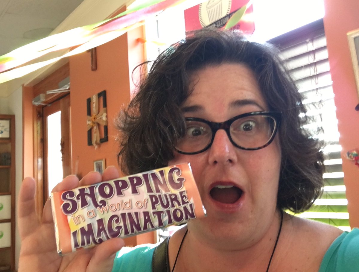 GuigleyP's tweet photo. My Wonka Bar!!! #magc2018 #PureImagination https://t.co/mEODcIvrpM
