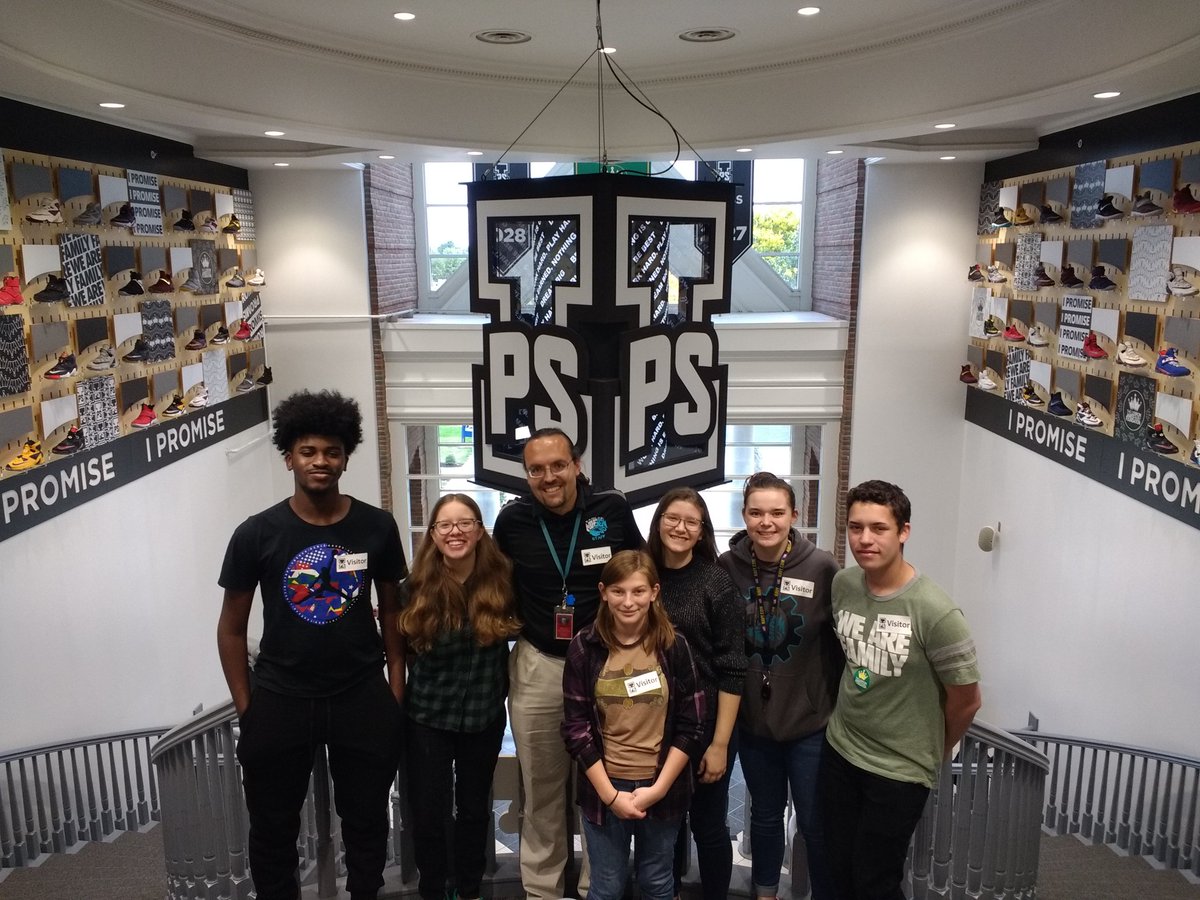 MathExplorers's tweet image. Educators Rising visiting the I Promise School!