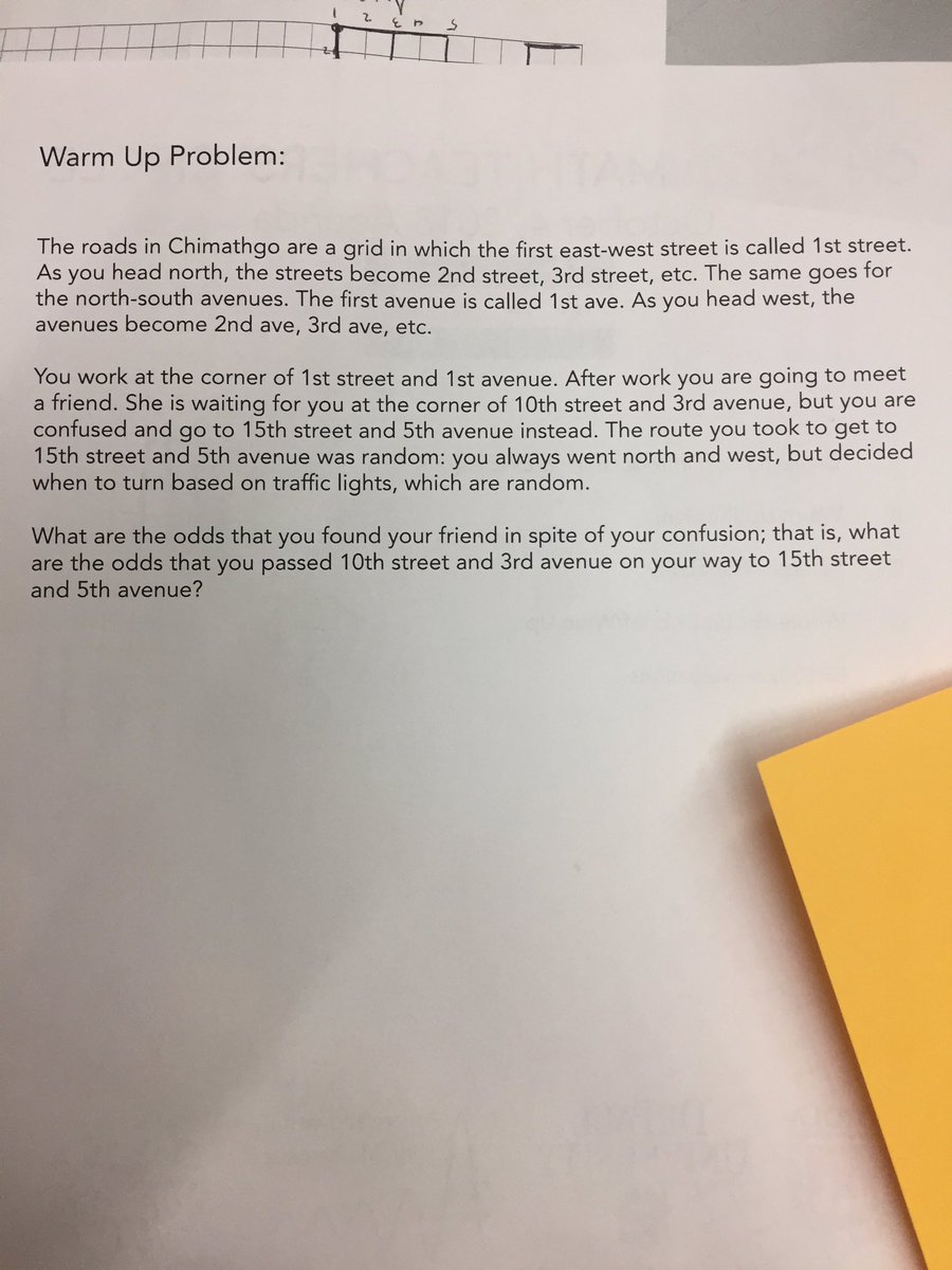 ALJohnsonMathEd's tweet image. I LOVED my first time going to the Chicago Math Teachers&apos; Circle. So much fun problem solving ❤️ Just the energy boost I needed to finish out week 5