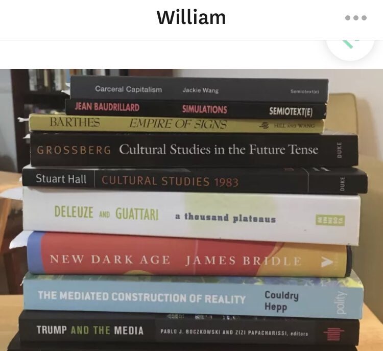 clairederr's tweet photo. Hello it’s me, a totally normal and unpretentious man whose Hinge profile picture is a stack of books #DCDating https://t.co/YHL1f2q3mv