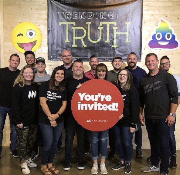 lifechurchOWS's tweet photo. We want to invite you to Trending Truth @lifechurchOWS this weekend! Who are you inviting this week? #invitesmatter #lifechurch #trendingtruth https://t.co/fvrP6A1pyZ