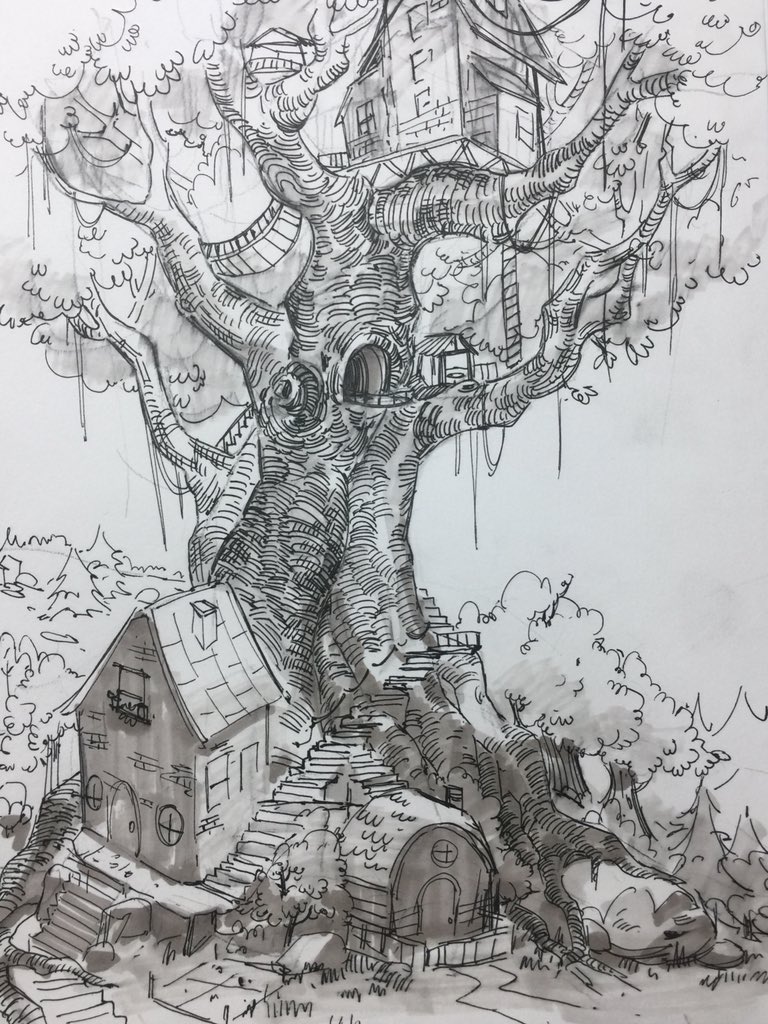 I totally forgot to post my inktober on Twitter, so here there r. Day1 to Day4
#inktober2018 #inkworldbuild #31DayWorldBuild