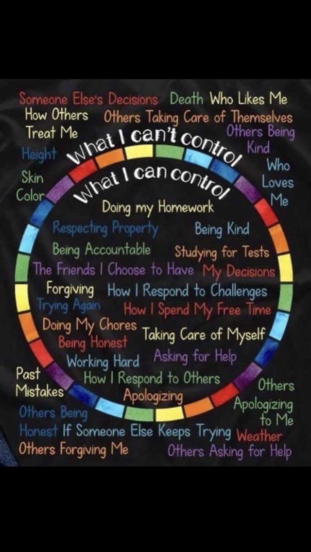 mrs_miles_mvmms's tweet photo. Great reminder! #Mindfulmoment #whatcanyoucontrol ❤️🧡💛💚💙💜🖤 #whenindoubt #alwayschoosekind https://t.co/REuKoWo3TP