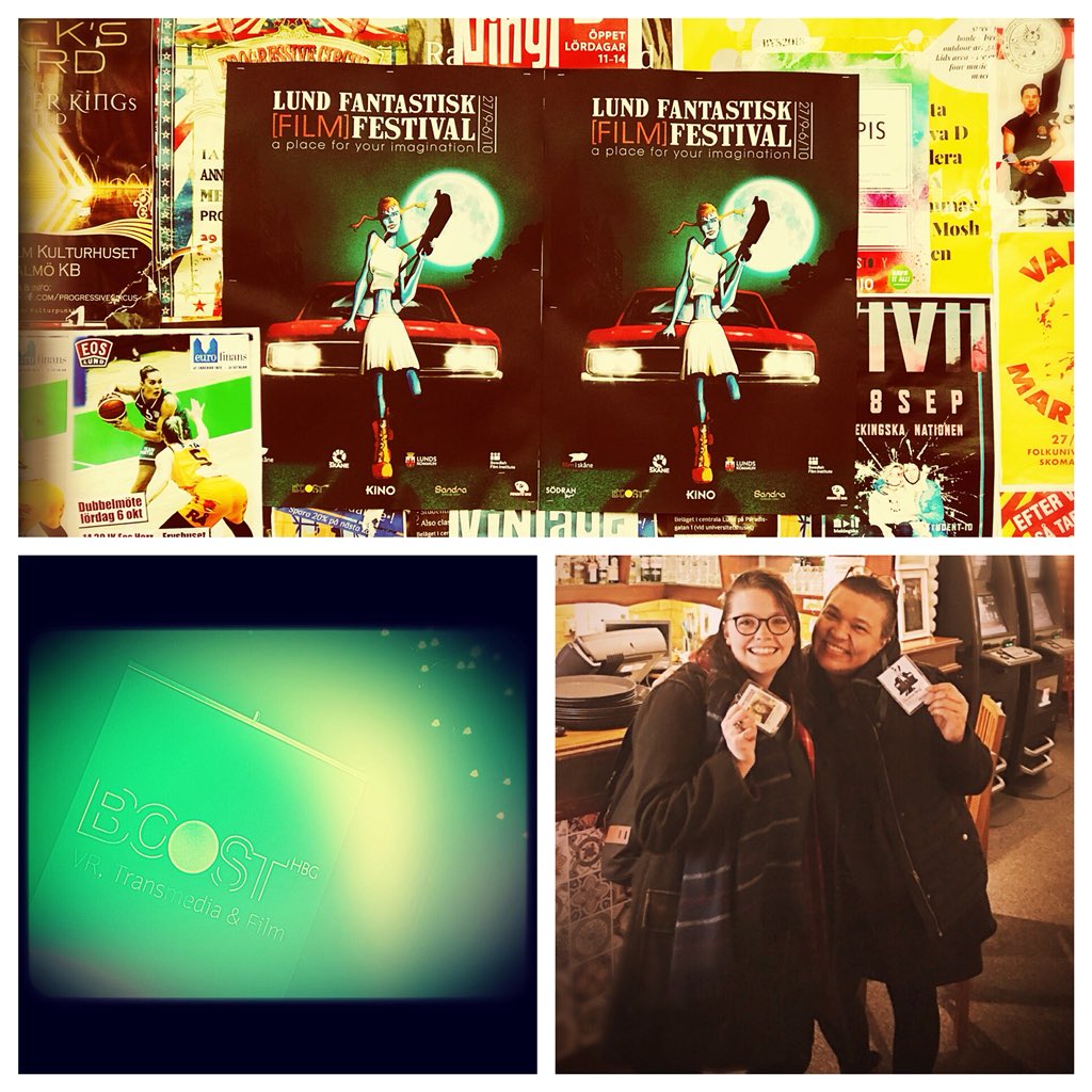 WonderBuffaloXL's tweet photo. #lundfantastik and @boosthbg #thankful for your #openarms and #hospitality to @wonderbuffalo in your  #filmfestival #kapow! #inspired buy everyone I met and the amazing #femalefilmmaker #power it’s all in the #boots https://t.co/FsH9ORD8vw