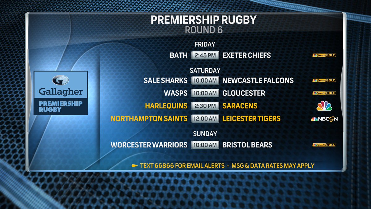 🇺🇸 For Quins supporters out in America, our match against Saracens is LIVE on <a href="/NBCSports/">NBC Sports</a> this Saturday (kick-off 14:30 Eastern Time) #COYQ #RugbyOnNBC