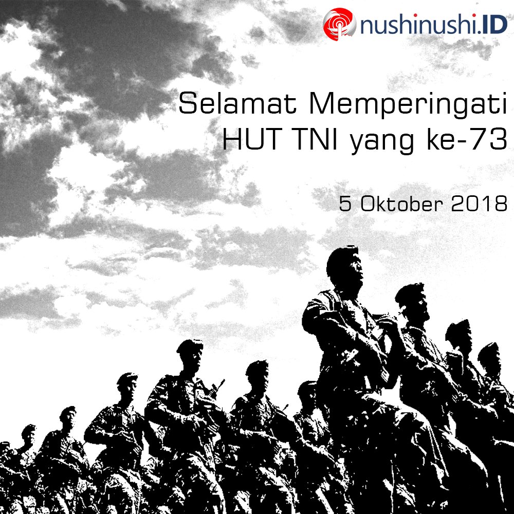 Selamat Memperingati Hari Ulang Tahun TNI yang ke-73.

#TNI #tentara #tentaranasionalindonesia #hut #huttni #hariulangtahun #ulangtahun #ulangtahuntni #haritni #haritninasional #harinasional #nasional #nationalday