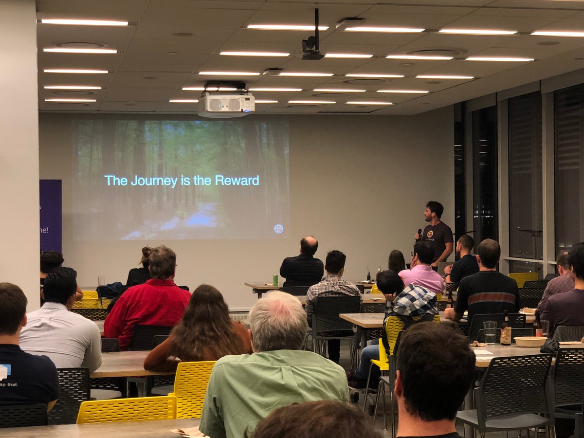 TimescaleDB's tweet image. TimescaleDB core developer @cevianNY kicking off his talk on building a performant time-series database on #Postgres @nycpug @NYCDataEng. Thanks to @datadoghq for hosting! #TSDB