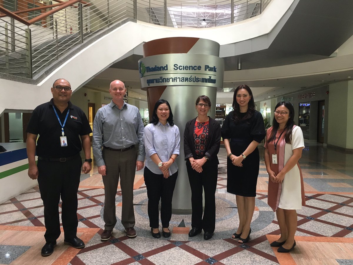 SaraLawrence8's tweet photo. Q: What can #researchparks do to transform economies and foster #innovation ecosystems? A: Lots! #Thailand #ThailandSciencePark @RTI_Intl #RTIEconDev https://t.co/r1lpvHWsAf