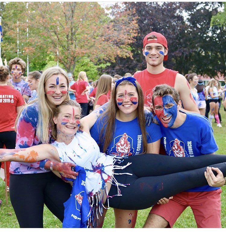 CCIstucouncil's tweet photo. Tomorrow’s the big day! Stu Cru can’t wait to see everyone in blue and red❤️💙 Make sure to share any pics you take with #cciamrunningfor 📸 https://t.co/iPmk2cgY2c