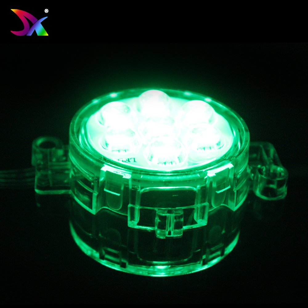 SMD5050 LED Pixel light ,led point light source ,dc24v 7chips/pcs ,1.5w/pcs ,waterpoof IP65 use for outdoor facade light.