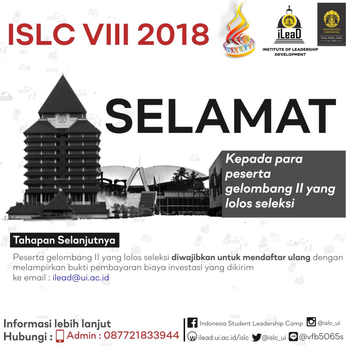 ISLC_UI's tweet image. Apologize for the delay, but here is the announcement you all can’t wait for! Check your e-mails for *crossing fingers* THE ACCEPTANCE LETTER! :) Good luck!